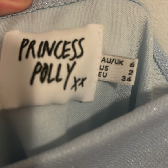 Princess Polly Oceania Blue Dress Size 2 - Picture 2 of 4